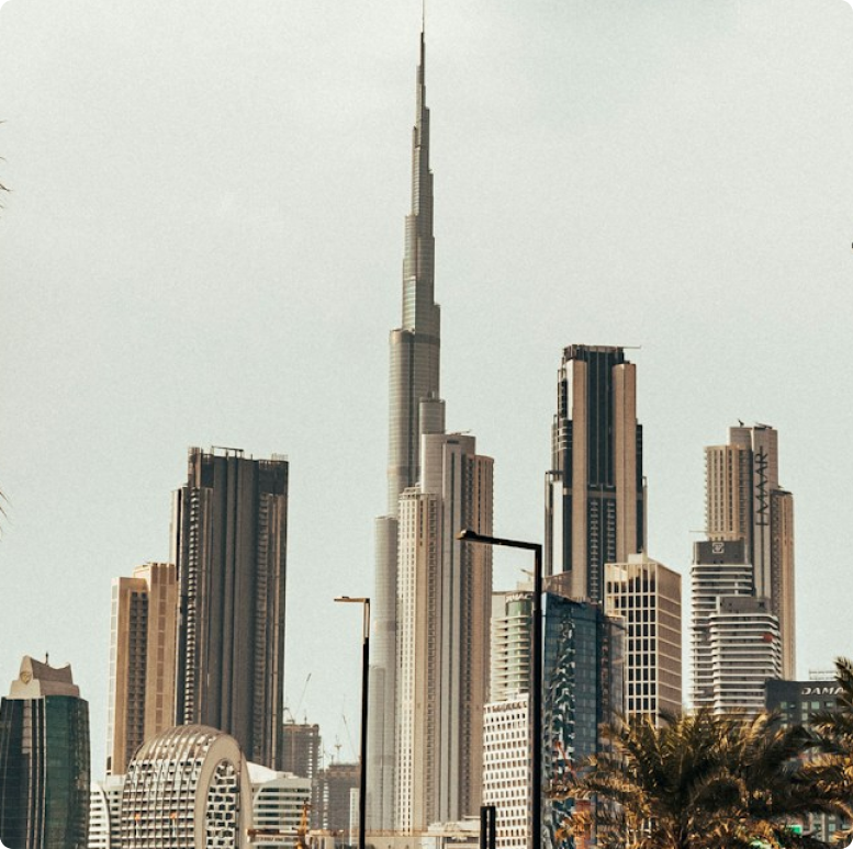 Panoramic view of Dubai skyline featuring Burj Khalifa, symbolising the city’s diesel trade hub