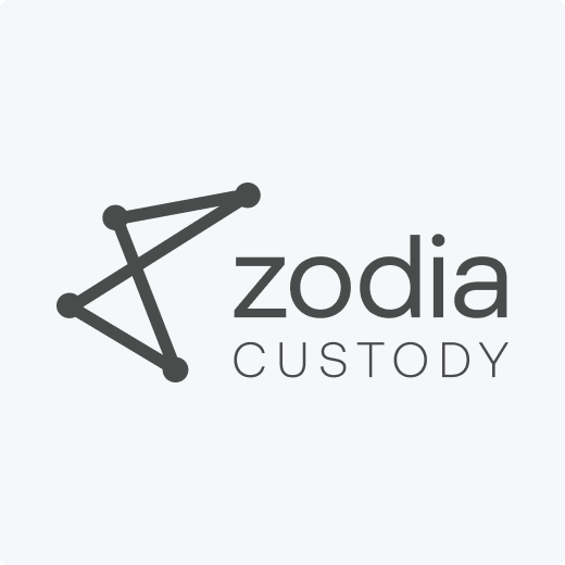 Zodia Custody logo, representing institutional-grade security solutions for crypto assets and digital asset custody services.