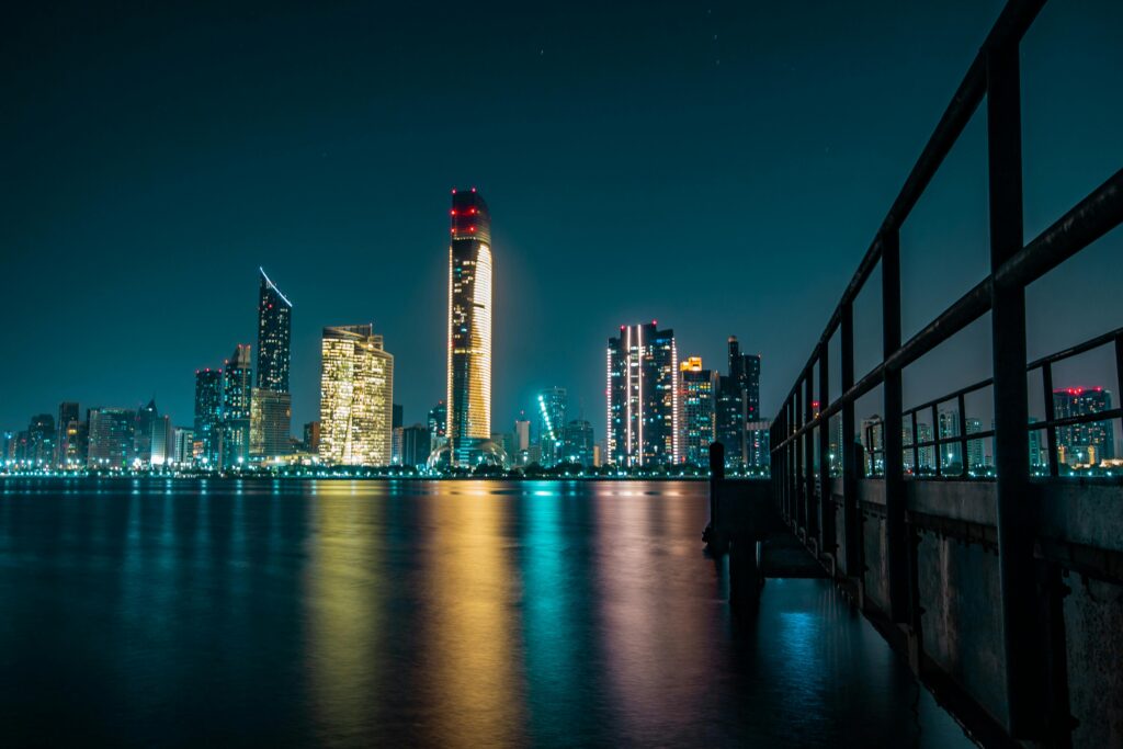 The city of Abu Dhabi.