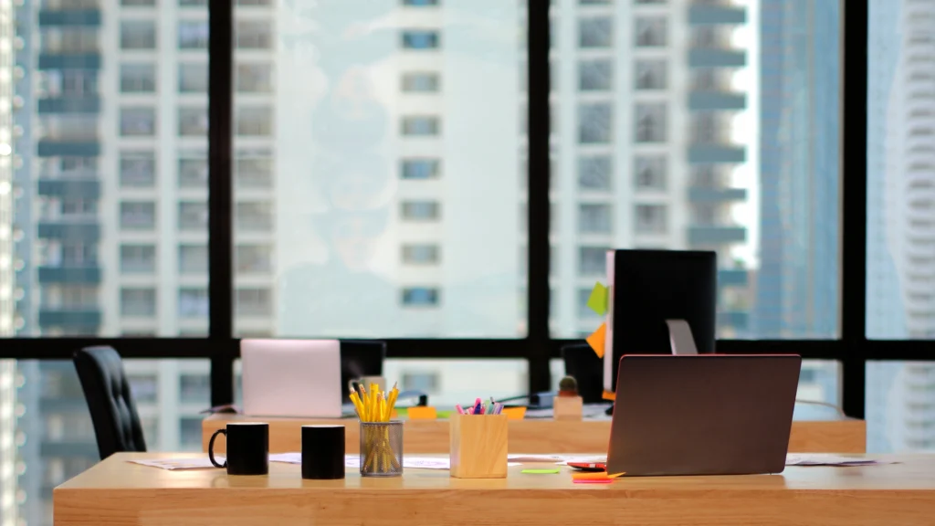 an office setup for a firm in the UAE
